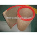 China high quality 4*4 mm mesh size uv dryer conveyor belts for UV screen printing conveyor dryers